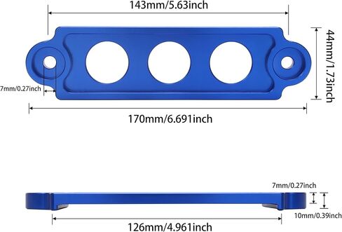 دعامة تثبيت للبطارية من TOMALL لسيارة من سبائك الألومنيوم ودعامة تثبيت للبطارية وقفل ملحقات السيارة لسيارة Honda Civic Acura CRV (ذهبي) in Kuwait
