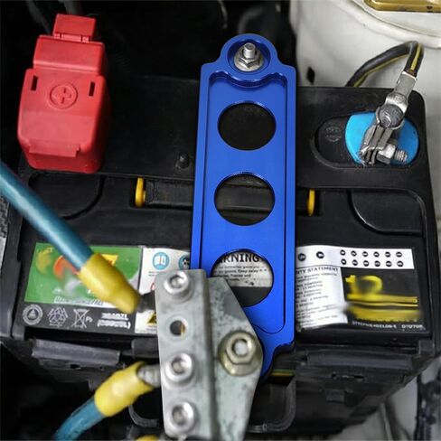 دعامة تثبيت للبطارية من TOMALL لسيارة من سبائك الألومنيوم ودعامة تثبيت للبطارية وقفل ملحقات السيارة لسيارة Honda Civic Acura CRV (ذهبي) in Kuwait