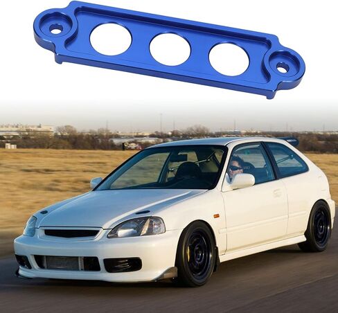 دعامة تثبيت للبطارية من TOMALL لسيارة من سبائك الألومنيوم ودعامة تثبيت للبطارية وقفل ملحقات السيارة لسيارة Honda Civic Acura CRV (ذهبي) in Kuwait