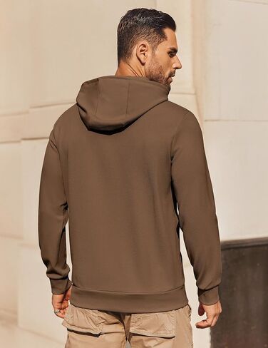 COOFANDY Mens Hoodie Long Sleeve Casual Pullover Hooded Sweatshirt Fashion Drawstring Hoodies with Pocket in Saudi Arabia