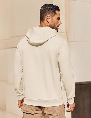 COOFANDY Mens Hoodie Long Sleeve Casual Pullover Hooded Sweatshirt Fashion Drawstring Hoodies with Pocket in Saudi Arabia