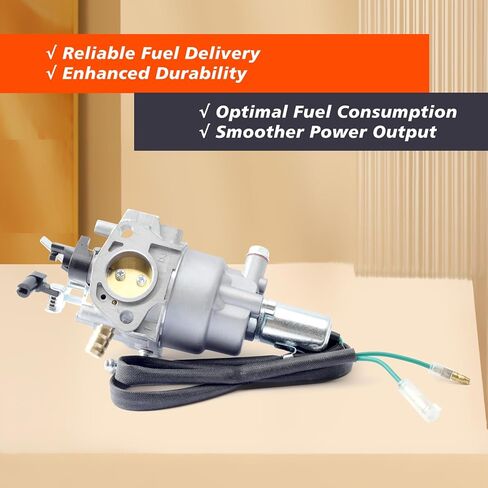 مكربن ​​مولد مطور مع مجموعة حشية بديلة لـ Westinghouse WGen5300DF WGen5300DFv WGen5300DFc WGen5300DFcv 274cc مولد الوقود المزدوج in Kuwait