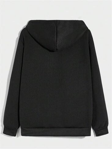 Men's Zip Up Drawstring Hooded Sweatshirt Long Sleeve Basic Hoodies Tops with Pockets in Saudi Arabia