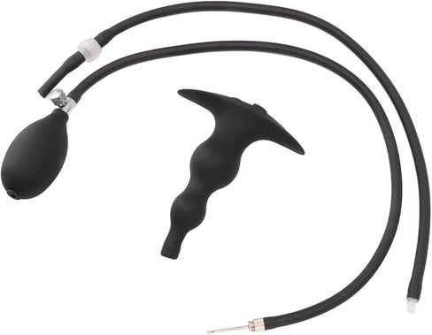 طقم لمبة حقنة شرجية من السيليكون من DAUZ، يعزز التغوط قابس حقنة شرجية ناعمة قابلة للنفخ لتحسين الإمساك للمنزل (نمط 2 مضاد للتدفق الخلفي) in Kuwait