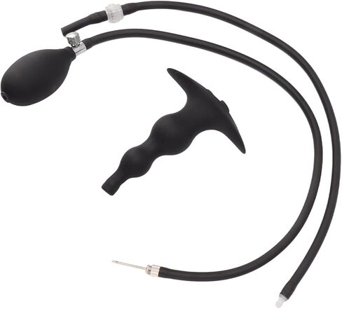 طقم لمبة حقنة شرجية من السيليكون من DAUZ، يعزز التغوط قابس حقنة شرجية ناعمة قابلة للنفخ لتحسين الإمساك للمنزل (نمط 2 مضاد للتدفق الخلفي) in Kuwait