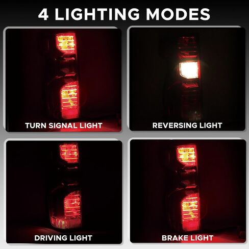 Left Driver Side Tail Light Fit for Chevy Silverado 1500 2500HD 3500HD 2019-2023 (Non-LED type), Halogen Rear Brake Tail Light GM2800308 in Saudi Arabia