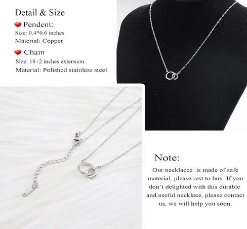 OKEYCH Thank You Gift To My Boyfriend Grandma Necklace Boyfriend's Grandma Birthday Christmas Gift Mother’s Day Gift in Kuwait