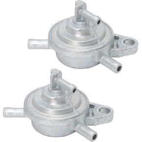 Vacuum Fuel Pump Petcock ATV Motorcycle 3 Port Compatible With Gy6 50cc 60cc 80cc 90cc 125cc 150cc 139QMB 152QMI 157QMJ Roketa SUNL Taotao Chinese Scoote Fuel Valve Petcock