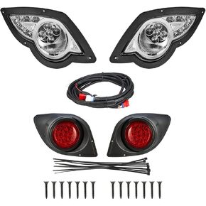 Golf Cart Light Compatible Yamaha Drive G29 LED Light Kit | LED Headlights and LED Taillight Fit Yamaha Drive G29 2007-up