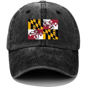 Maryland Blue Crab Baseball Hat Washed Baseball Cap for Men Women Funny Gifts