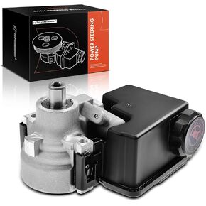 A-Premium Power Steering Pump, with Reservoir, Compatible with Buick Lucerne 2006 2007 2008, V6 3.8L Gas, Replace # 15796702