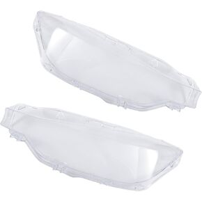 Motoforti Front Left Right Side Headlight Cover Headlamp Clear Lens Shell Cover Fit for BMW 3 Series F30 Sedan 2016-2018 No.63117419630 - Pack of 2 Long-lasting in Saudi Arabia