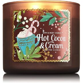 Bath & Body Works Hot Cocoa & Cream 3 wick candle 2018