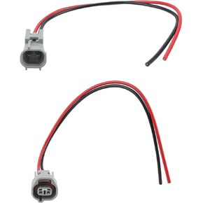 2pcs Fit for Toyota for Lexus Side Marker Light Pigtail Connector Wire Harness Cable Female and Male Cable