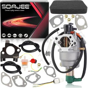 Carburetor Kit Compatible with PowerMate Coleman 0069390SRV PC0105007 PMC105007 PM0105007 PM0106507 PMC106507 PM0116000 PM0125500 PM0145500 PM0146500 PM0116000 PMOH6000 PM0125500.01 AP188F
