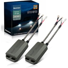 Bestview H1 H3 Canbus Decoder Kits Compatibility Anti Flickering Resistor Warning Canceler Pack of 2