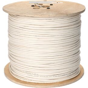 18 AWG 6 Conductor (UL) Certified 100% Copper Type CMP Plenum Rated Shielded Sound & Security Cable - 500 Feet