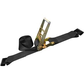 3" x 30' Ratchet Tie Down Strap with Flat Hooks | Hauling Straps w/ 18,000 LBS Breaking Strength | Tie Down Ratchet, Flatbed, Trailers, Pick up Truck (Blue, 2-Pack)