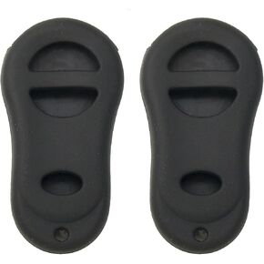 Keyless2Go Replacement for New Silicone Cover Protective Cases for Remote Key fobs FCC GQ43VT9T GQ43VT13T GQ43VT17T - Black (2 Pack)