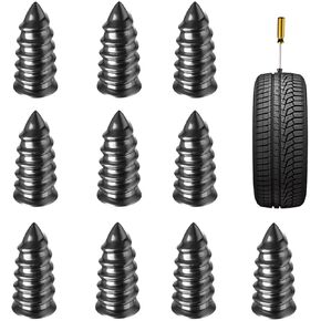 Tire Repair Nail Tire Repair Rubber Screws Vacuum Tire Repair Tubeless Tools for Car Motorcycle Truck Scooter Bike Bicycle Tire Puncture Repair 10 Packs