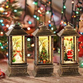 4 قطع عيد الميلاد LED فانوس عيد الميلاد سانتا كلوز ثلج شجرة عيد الميلاد الصغيرة مصباح الليل عيد الميلاد شنقا الحلي حلم ليلة للخارجية حديقة ساحة غرفة نوم شرفة الشتاء فانوس الهدايا الزينة in Kuwait