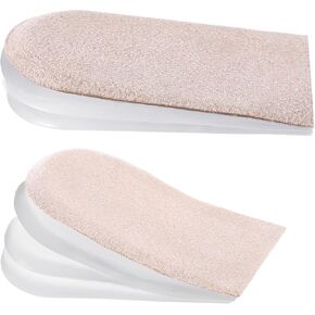 Heel Lift Inserts for Women, 8Pcs Adjustable Orthopedic Heel Lift Height Increase Insoles Gel Shoe Heels Inserts for Leg Length Discrepancies Heel Pain Heel Spur Size L Women 9-13 Men 8-12
