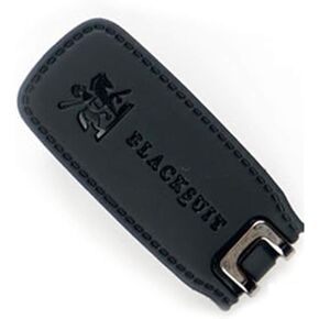Blacksuit Autoban Leather Sunglass Clip Sun Visor Car Eyeglasses Holder for All Motors Auto Vehicle