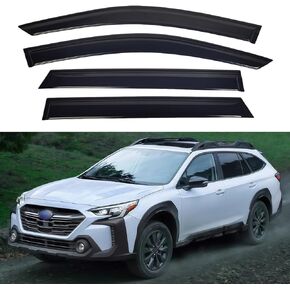 Window Visors for 2020-2025 Subaru Outback，Rain Guards Sun Shields Window Deflector，Tape-On Style，4PCS