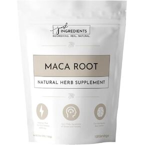 JUST INGREDIENTS Organic Lion’s Mane Powder | 100 Servings | 100% Organic & Vegan Supplement | Supports Digestive Health, Cognitive Function & Rich in Antioxidants | No Artificial Additives