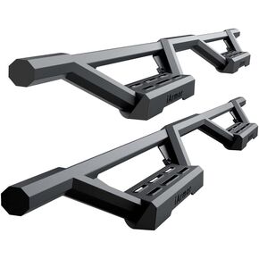 APS Stainless Steel Pocket Steps Running Boards Compatible with Silverado Sierra 1500 2019-2025 Extended Cab & 2500 3500 2020-2025 (Exclude 19 1500 LD)(Silverado 1500 LTD Sierra 1500 LD 2022) in Kuwait