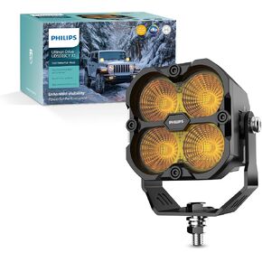 Philips Ultinon Drive 5000 Series 3" Selective Yellow LED Pod Flood Light | 3480 Raw Lumens | LED POD Lights for ATV, UTV, SUV, 4x4, Truck Lights | 1 PC | UD5003CYX1