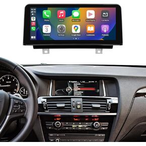 ninetom 12.3 inch Touchscreen Wireless Apple CarPlay Android Auto Multimedia Car Radio Receiver for BMW X3 X4 Series with NBT System, F25 / F26 (2013-2016)
