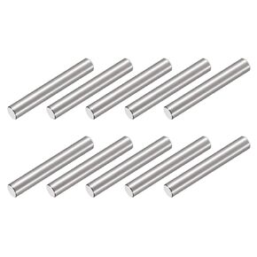 Dowel Pin (6x50mm) 10Pcs, 304 Stainless Steel Shelf Support Pegs Pin Fastener Elements - for Metal Devices, Furniture Installation, Industrial, DIY