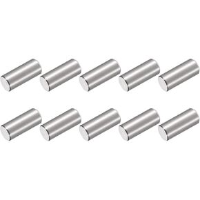 Dowel Pin (6x50mm) 10Pcs, 304 Stainless Steel Shelf Support Pegs Pin Fastener Elements - for Metal Devices, Furniture Installation, Industrial, DIY