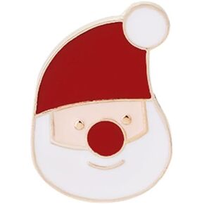 "Santa Claus Christmas Theme Cartoon Enamel Pins Brooch Creative Brooch Lapel Pin Badge Cute Metal Brooch Pins Accessories Decoration for Girls Boys Women Clothes Backpacks Decor"