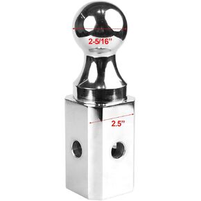 2-5/16" for Gooseneck Trailer Hitch Ball Fits 2-1/2 Receiver 30000lbs GTW Compatible with B and W GNXA2000 Heavy Trailer Hitch Ball Replacement Ball