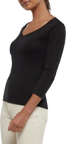 Three Dots Women's 3/4 Sleeve Top in Kuwait
