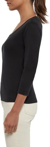 Three Dots Women's 3/4 Sleeve Top in Kuwait