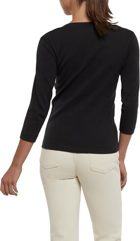 Three Dots Women's 3/4 Sleeve Top in Kuwait