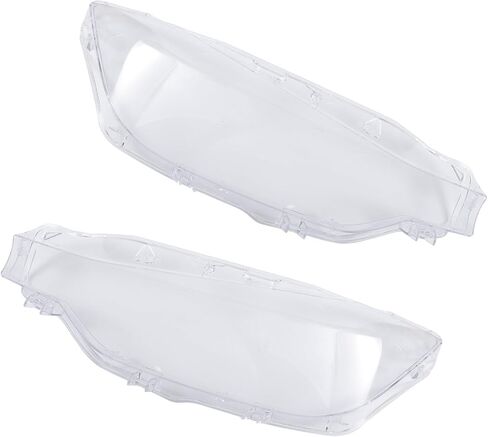 Motoforti Front Left Right Side Headlight Cover Headlamp Clear Lens Shell Cover Fit for BMW 3 Series F30 Sedan 2016-2018 No.63117419630 - Pack of 2 Long-lasting in Saudi Arabia