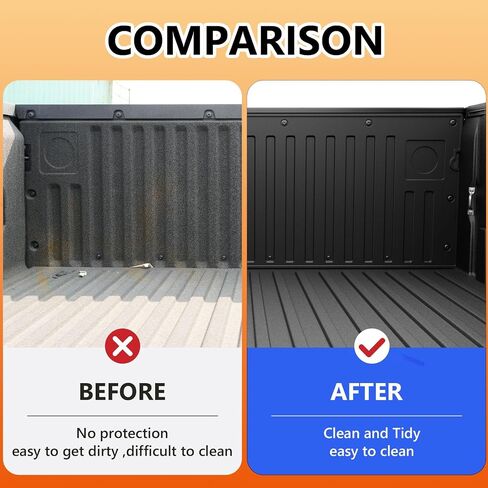 Xipoo TPE Tailgate Mat Cargo Mat Compatible with 2022-2024 Toyota Tundra Tailgate Liner Cargo Liner Replacement for 2022-2024 Toyota Tundra Accessories(Tailgate Mat) in Saudi Arabia