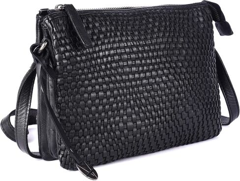 Genuine Leather Crossbody Sling Bags for Women, Bags for Women Trendy Casual Office Bag with Adjustable Strap in Saudi Arabia