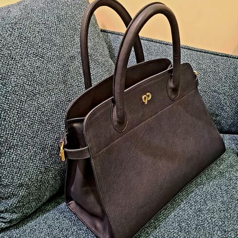 Sarah Grey Genuine Leather Tote Bag in Saudi Arabia
