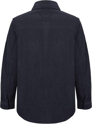 قميص Tronjori Boys سروال قصير متعدد الاستخدامات بأكمام طويلة وأزرار سفلية كاجوال منسوج مع جيبين in Kuwait