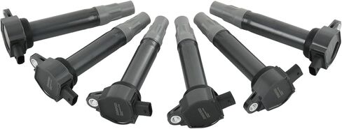 مجموعة من 6 ملفات إشعال متوافقة مع كرايسلر 300 سيروس سيبرينغ باسيفيكا دودج تشارجر ماغنوم ستراتوس أفينجر تشالنجر جورني نيترو V6 2.7L 3.5L استبدال # UF502، 4606869AA، 4606869AB in Kuwait