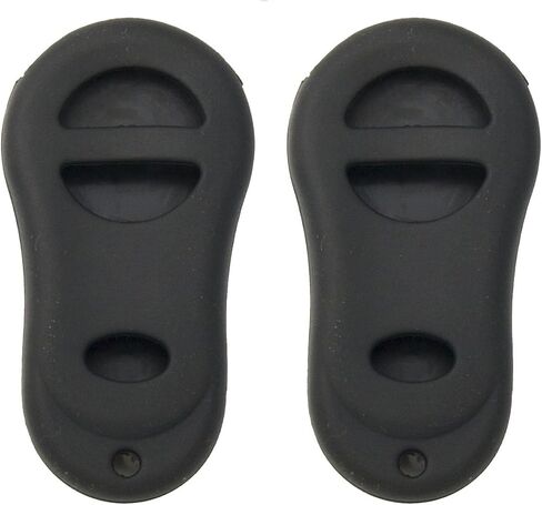 Keyless2Go Replacement for New Silicone Cover Protective Cases for Remote Key fobs FCC GQ43VT9T GQ43VT13T GQ43VT17T - Black (2 Pack) in Kuwait