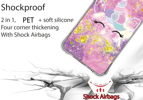 jioeuinly Pinwheel Slim 5 Kids Smartphone Case Compatible with Blu G91s Phone Case Cover [with Tempered Glass Screen Protector][Hard PC + Soft Silicone][Gold Glitter+Luminous] JSF-DJS in Kuwait