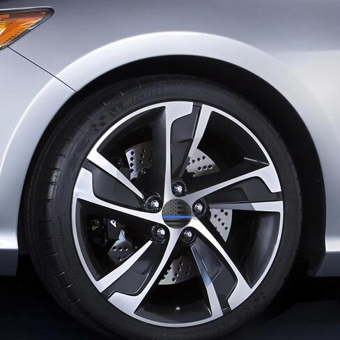 4 قطع أغطية مركز عجلة السيارة ذات العلم الأمريكي، أغطية محور السيارة 56 مم للحواف، ملحقات خارجية مقاومة للماء والغبار للسيارات، عالمية لسيارات الدفع الرباعي والشاحنات وRV (أسود) in Kuwait