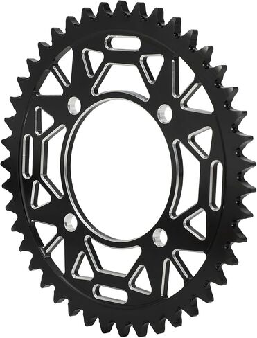 Motorcycle 420 43T Rear Chain Sprocket 76mm CNC for CRF XR SSR Apollo RFZ TaoTao 50 70 90 110 125 140 150 160 170 Chinese Pit Dirt Bike Black in Saudi Arabia