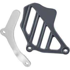 JAVIK Front Sprocket Cover & Chain Guide Fit for Honda CR250R CR500R 1984-2001, OEM# 23810-KZ3-861 23810-KZ3-860 23812-KA4-740